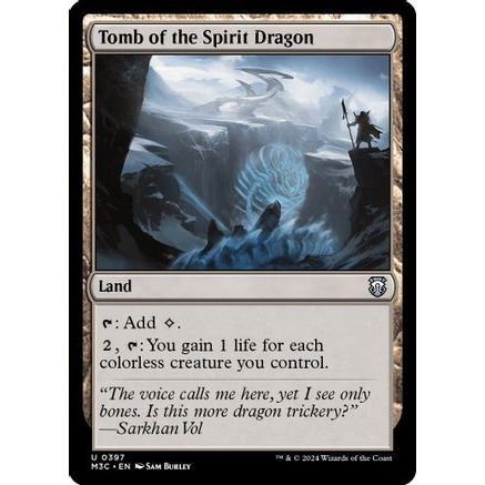 Tomb of the Spirit Dragon (Ripple Foil) (M3C-397) - Modern Horizons 3 Commander Foil