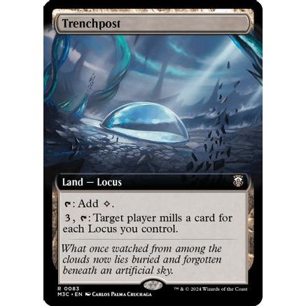 Trenchpost (Extended Art) (Ripple Foil) (M3C-083) - Modern Horizons 3 Commander Foil
