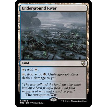 Underground River (Ripple Foil) (M3C-400) - Modern Horizons 3 Commander Foil