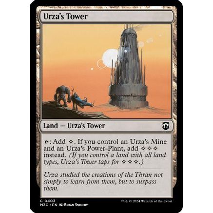 Urza's Tower (Ripple Foil) (M3C-403) - Modern Horizons 3 Commander Foil