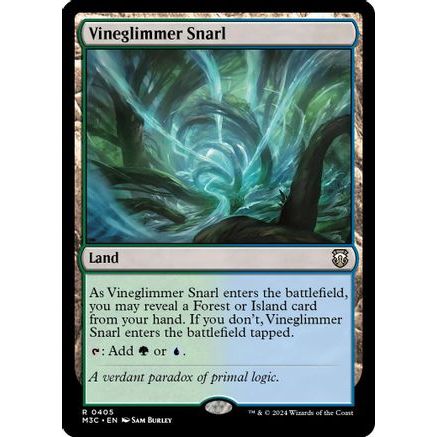 Vineglimmer Snarl (Ripple Foil) (M3C-405) - Modern Horizons 3 Commander Foil