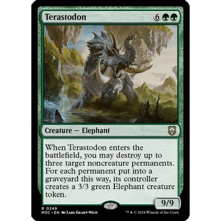 Terastodon (Ripple Foil) (M3C-249) - Modern Horizons 3 Commander Foil