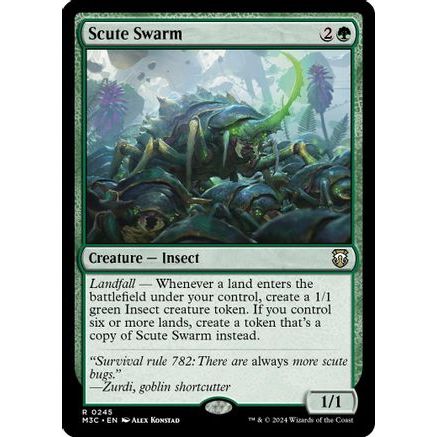 Scute Swarm (Ripple Foil) (M3C-245) - Modern Horizons 3 Commander Foil