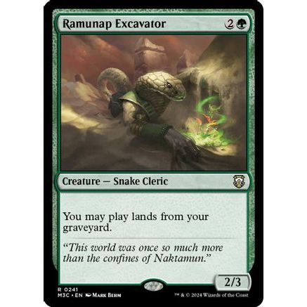 Ramunap Excavator (Ripple Foil) (M3C-241) - Modern Horizons 3 Commander Foil