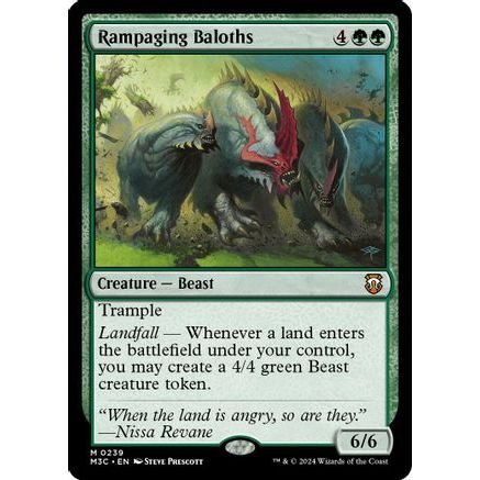 Rampaging Baloths (Ripple Foil) (M3C-239) - Modern Horizons 3 Commander Foil