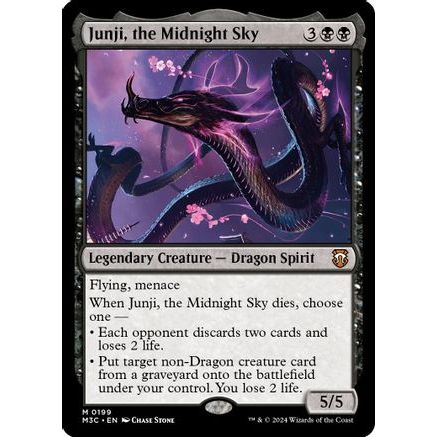 Junji, the Midnight Sky (Ripple Foil) (M3C-199) - Modern Horizons 3 Commander Foil