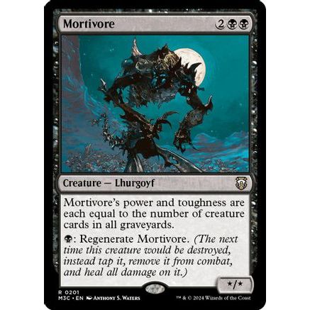 Mortivore (Ripple Foil) (M3C-201) - Modern Horizons 3 Commander Foil