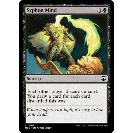 Syphon Mind (Ripple Foil) (M3C-206) - Modern Horizons 3 Commander Foil