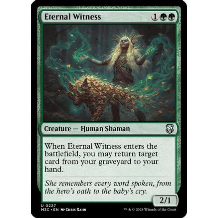 Eternal Witness (Ripple Foil) (M3C-227) - Modern Horizons 3 Commander Foil