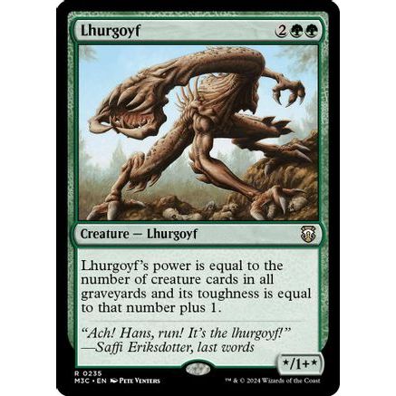 Lhurgoyf (Ripple Foil) (M3C-235) - Modern Horizons 3 Commander Foil