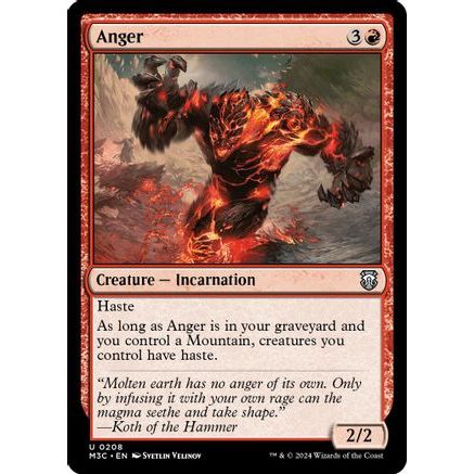 Anger (Ripple Foil) (M3C-208) - Modern Horizons 3 Commander Foil