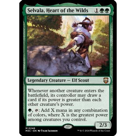 Selvala, Heart of the Wilds (Ripple Foil) (M3C-246) - Modern Horizons 3 Commander Foil