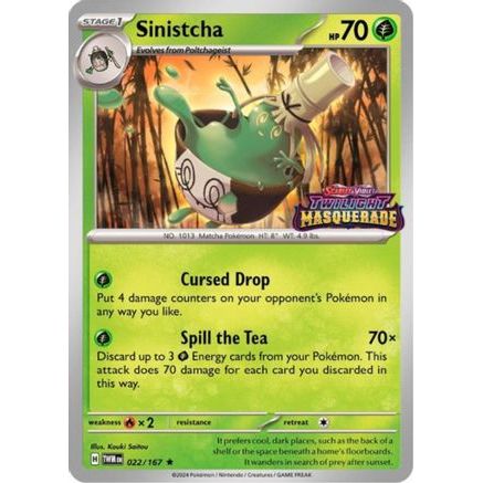 Sinistcha - 022/167 (Prerelease) 22 - SV Scarlet & Violet Promo Cards Holofoil