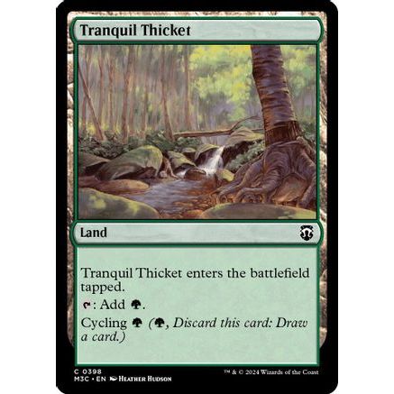Tranquil Thicket (Ripple Foil) (M3C-398) - Modern Horizons 3 Commander Foil
