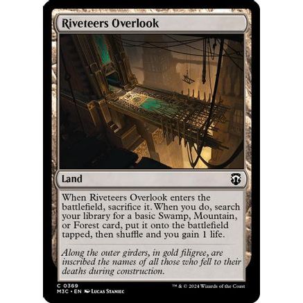 Riveteers Overlook (Ripple Foil) (M3C-369) - Modern Horizons 3 Commander Foil