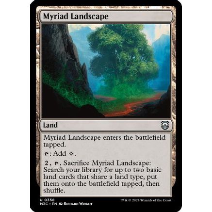 Myriad Landscape (Ripple Foil) (M3C-358) - Modern Horizons 3 Commander Foil