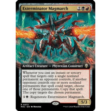 Exterminator Magmarch (Extended Art) (Ripple Foil) (M3C-072) - Modern Horizons 3 Commander Foil