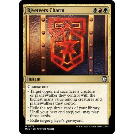Riveteers Charm (Ripple Foil) (M3C-271) - Modern Horizons 3 Commander Foil
