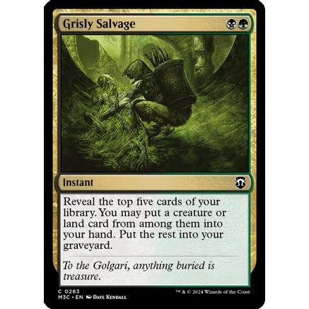 Grisly Salvage (Ripple Foil) (M3C-263) - Modern Horizons 3 Commander Foil