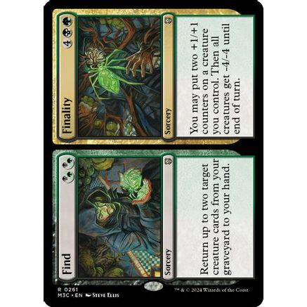 Find // Finality (Ripple Foil) (M3C-261) - Modern Horizons 3 Commander Foil