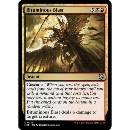 Bituminous Blast (Ripple Foil) (M3C-255) - Modern Horizons 3 Commander Foil