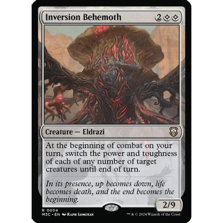 Inversion Behemoth  (Ripple Foil) (M3C-034) - Modern Horizons 3 Commander Foil