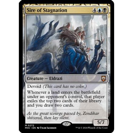 Sire of Stagnation (Ripple Foil) (M3C-272) - Modern Horizons 3 Commander Foil