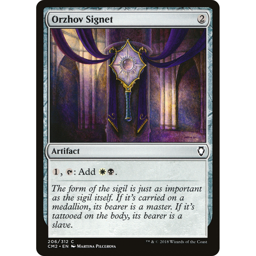 Orzhov Signet (CM2-206) - Commander Anthology Volume II