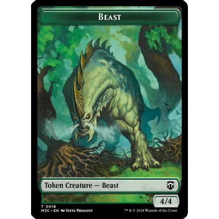 Beast (0016) // Copy Double-Sided Token (M3C-16 // 1) - Modern Horizons 3 Commander