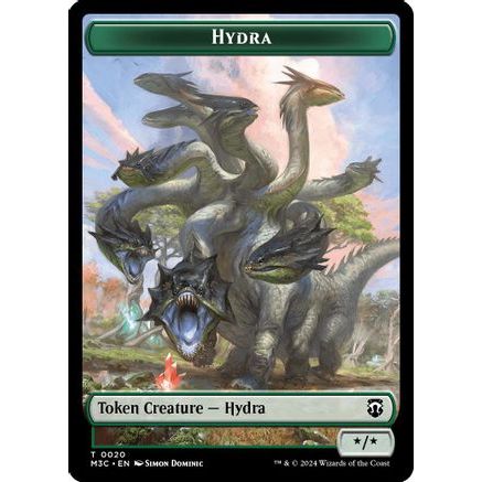 Hydra // Boar Double-Sided Token (M3C-20 // 17) - Modern Horizons 3 Commander