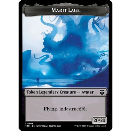 Marit Lage // Sand Warrior Double-Sided Token (M3C-11 // 23) - Modern Horizons 3 Commander