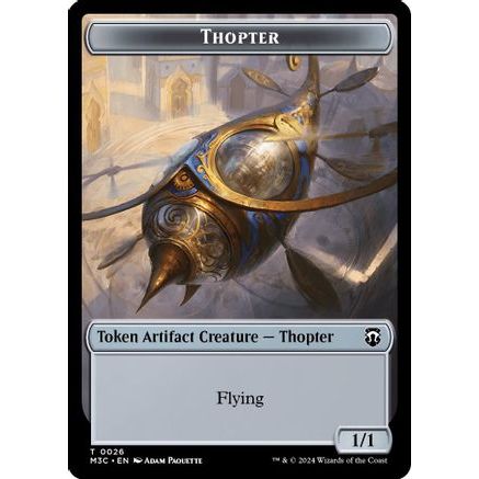 Thopter // Copy Double-Sided Token (M3C-26 // 1) - Modern Horizons 3 Commander
