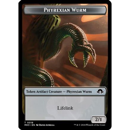Phyrexian Wurm Token (0018) (MH3-018) - Modern Horizons 3