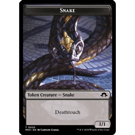 Snake // Energy Reserve Double-Sided Token (MH3-20 // 36) - Modern Horizons 3