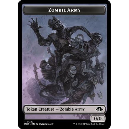 Zombie Army // Energy Reserve Double-Sided Token (MH3-22 // 36) - Modern Horizons 3