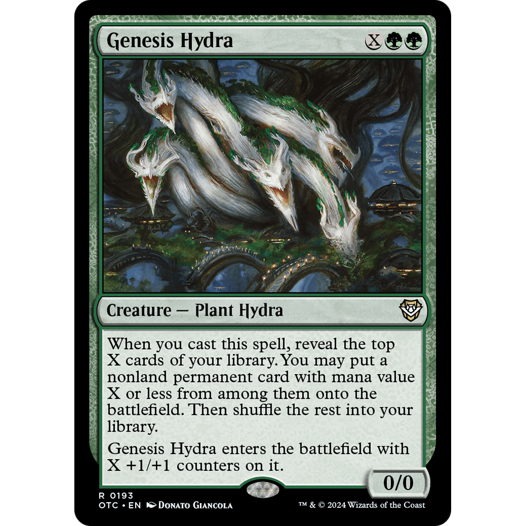 Genesis Hydra (OTC-193) - Outlaws of Thunder Junction Commander