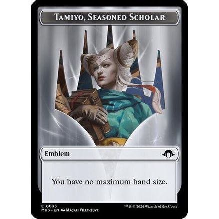 Emblem - Tamiyo, Seasoned Scholar (MH3-035) - Modern Horizons 3
