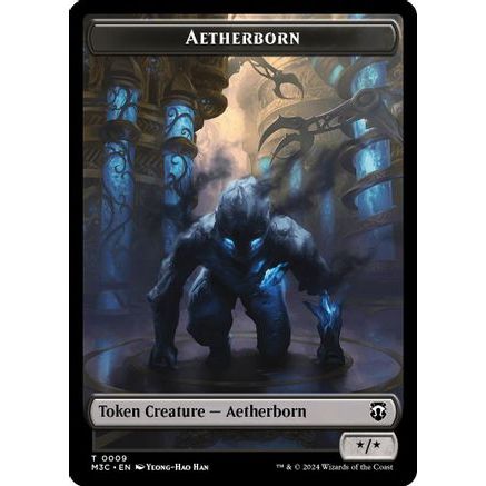 Aetherborn (Ripple Foil) // Servo Double-Sided Token (M3C-9 // 33) - Modern Horizons 3 Commander Foil