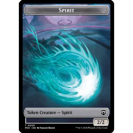 Spirit (Ripple Foil) // Eldrazi Double-Sided Token (M3C-5 // 1) - Modern Horizons 3 Commander Foil