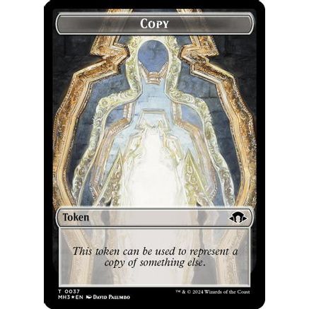 Copy (Ripple Foil) // Gremlin Double-Sided Token (MH3-37 // 23) - Modern Horizons 3 Foil
