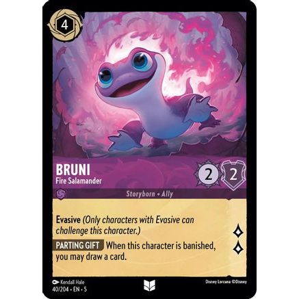 Bruni - Fire Salamander (40/204) - Shimmering Skies Cold Foil