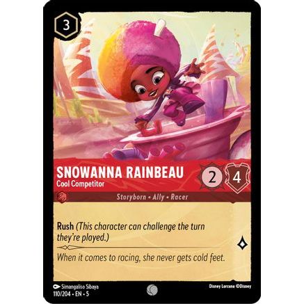 Snowanna Rainbeau - Cool Competitor (110/204) - Shimmering Skies Cold Foil