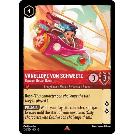 Vanellope von Schweetz - Random Roster Racer (124/204) - Shimmering Skies Cold Foil