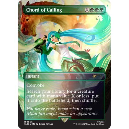 Chord of Calling (1595) (Rainbow Foil) (SLD-1595) - Secret Lair Drop Series Foil