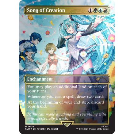 Song of Creation (Rainbow Foil) (SLD-1603) - Secret Lair Drop Series Foil