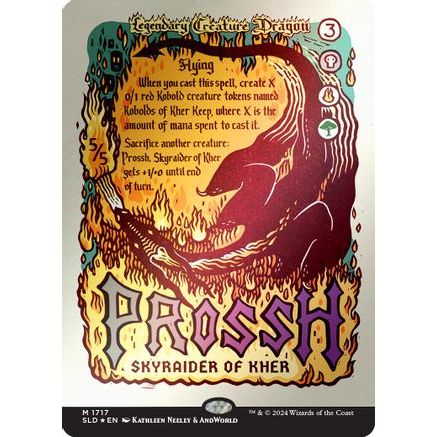Prossh, Skyraider of Kher (Rainbow Foil) (SLD-1717) - Secret Lair Drop Series Foil
