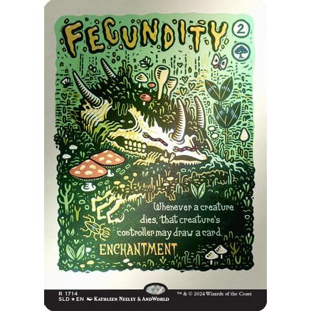 Fecundity (Rainbow Foil) (SLD-1714) - Secret Lair Drop Series Foil