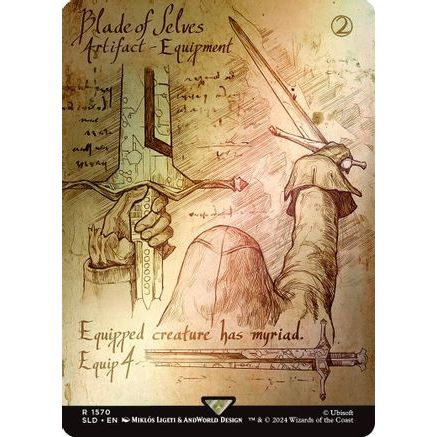 Blade of Selves (Rainbow Foil) (SLD-1570) - Secret Lair Drop Series Foil