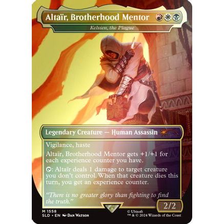 Altair, Brotherhood Mentor - Kelsien, the Plague (Rainbow Foil) (SLD-1558) - Secret Lair Drop Series Foil