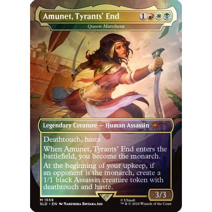 Amunet, Tyrants' End - Queen Marchesa (Rainbow Foil) (SLD-1559) - Secret Lair Drop Series Foil